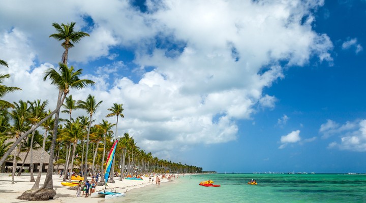 Strand Punta Cana op de Dominicaanse Republiek