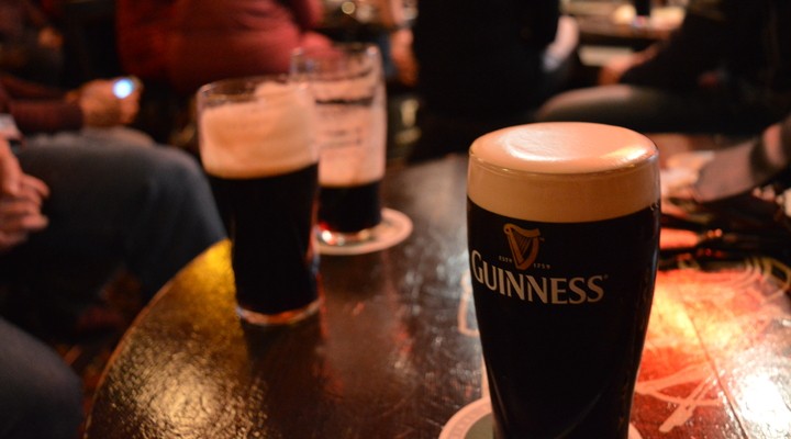 Pint Guinness in de Temple Bar