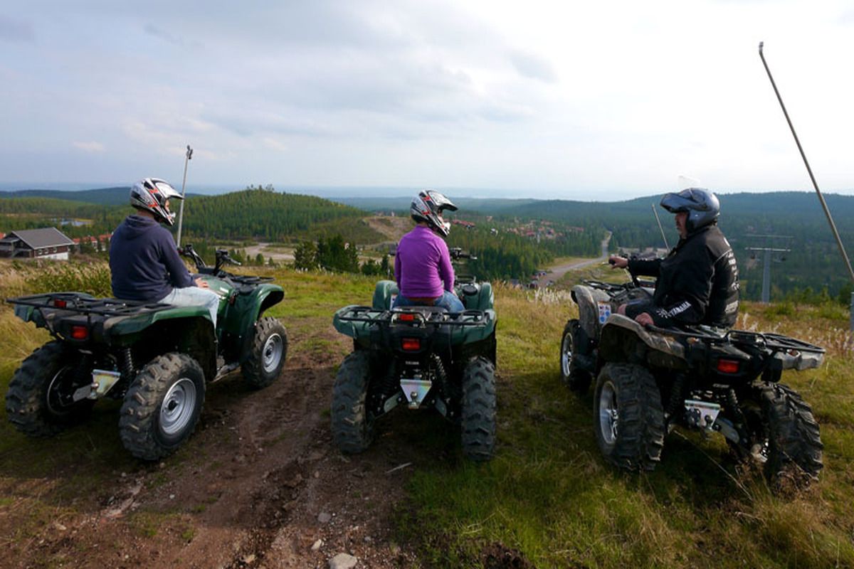 Quadrijden Zweden, natuur, uitzicht