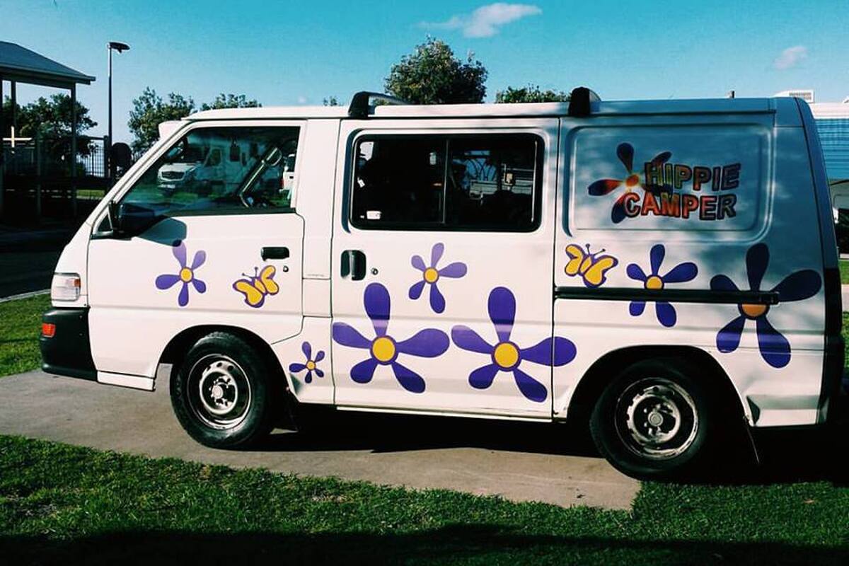 Hippie camper