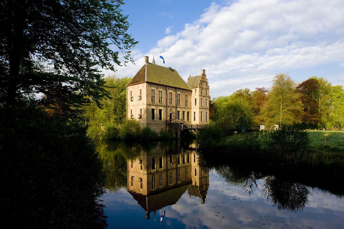 Kasteel in de buurt van Vorden, Oost-Nederland