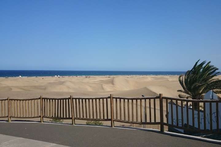 De duinen op Gran Canaria