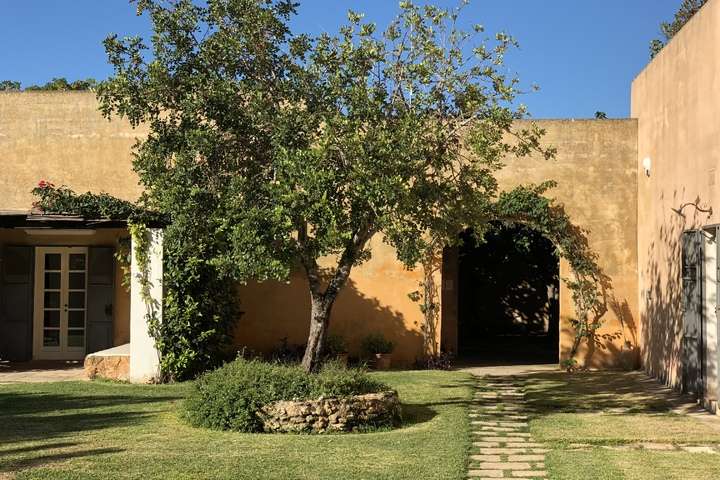 De groene omgeving van de Masseria