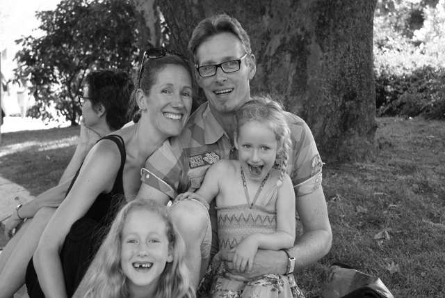 Kamperen in het plaatsje Cannobio in Itali