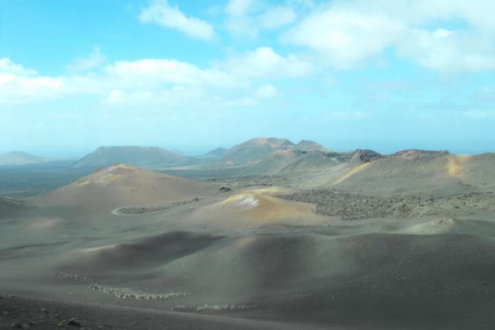 Het landschap van Lanzarote