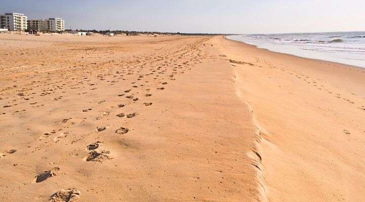 Strand van Monte Gordo, Portugal