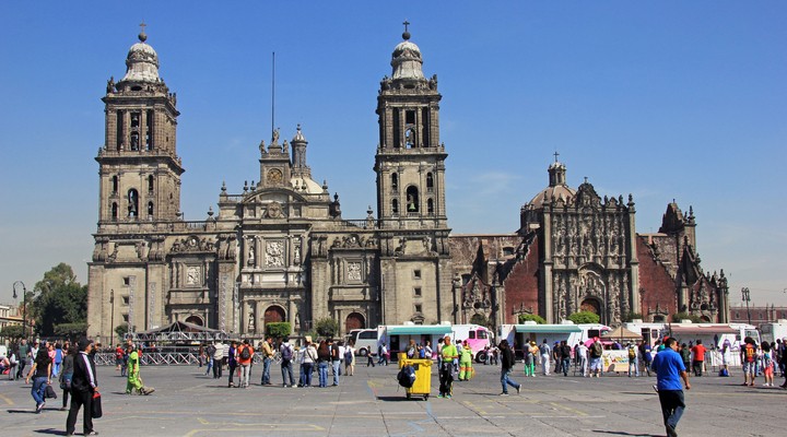 Plaza de la Constitucion, Mexico-stad, Mexico