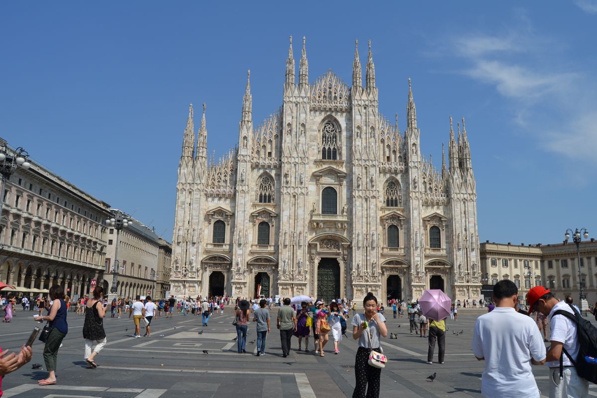 De kathedraal van Milaan
