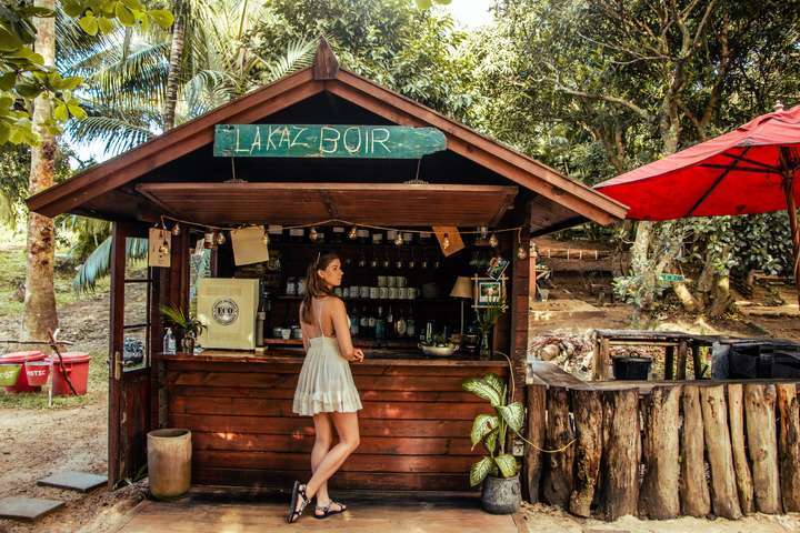 Lakaz Boir is de sfeervolle bar