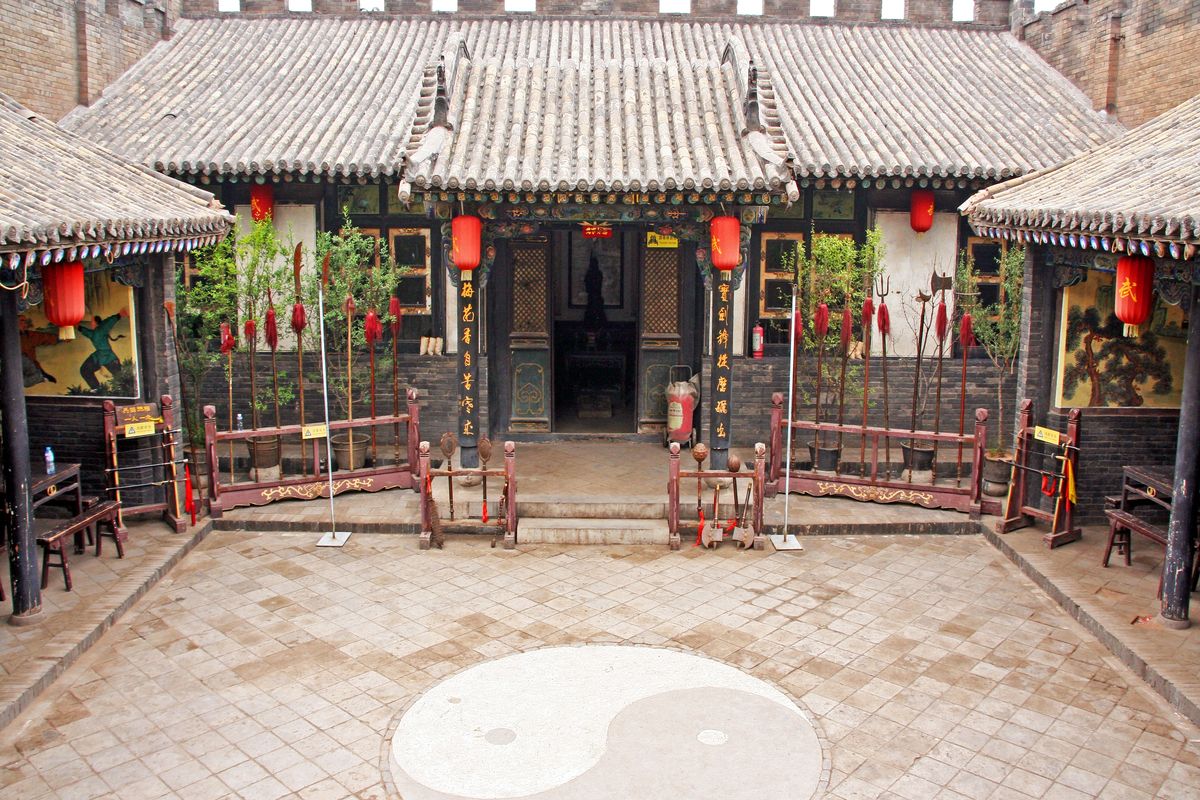Binnenplaats historisch huis Pingyao