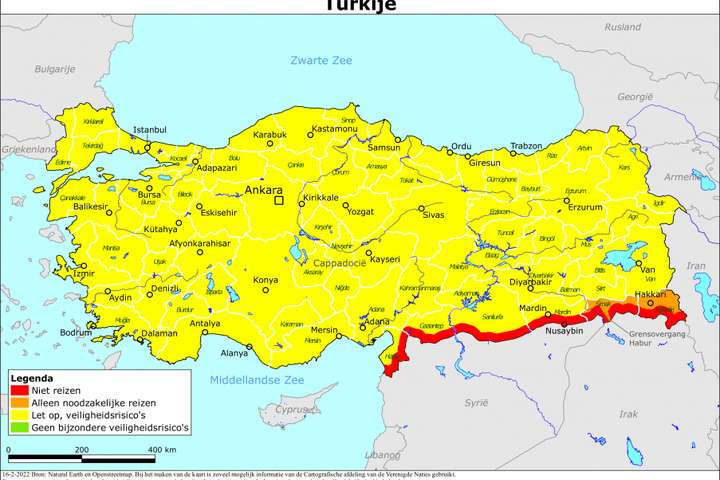 Reisadvies Turkije