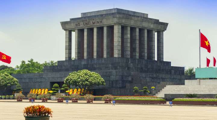 Ho Chi Minh Mausoleum in Hanoi