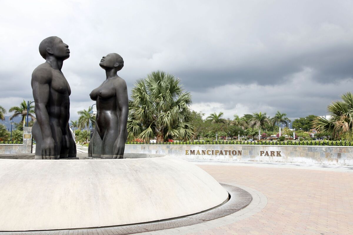 Redemption Song Monument, Emancipation Park