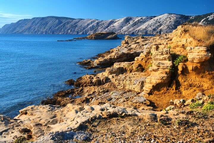 Landschap Rab, Kroatië