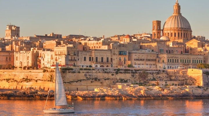 Valletta is de hoofdstad van Malta