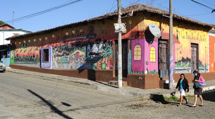 Ataco muurschildering in San Salvador