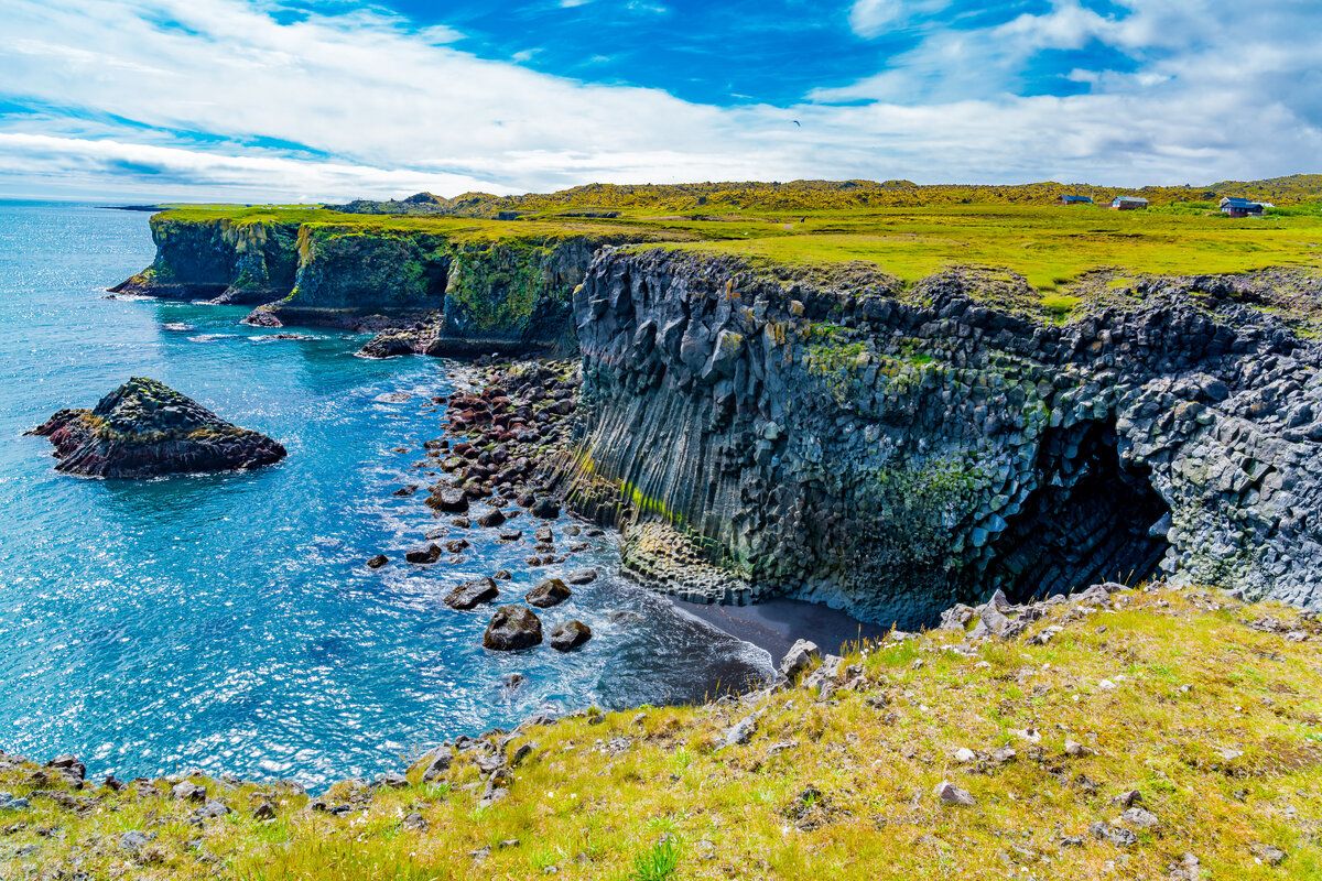 De ruige zuidkust van het Snaefellsnes schiereiland