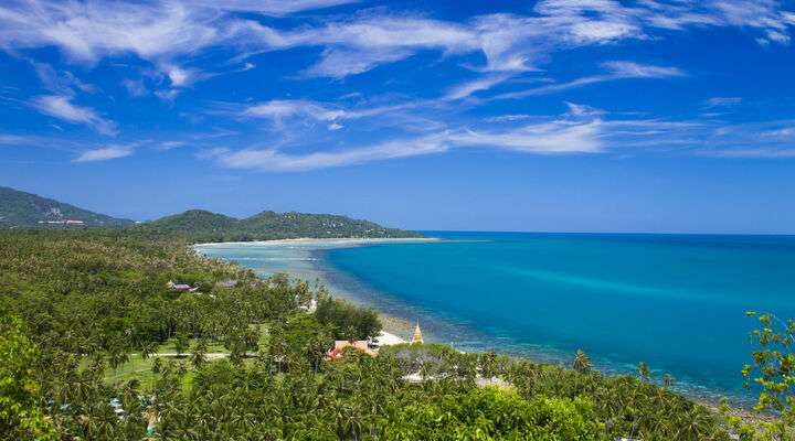 Tropisch strand Koh Samui, Thailand