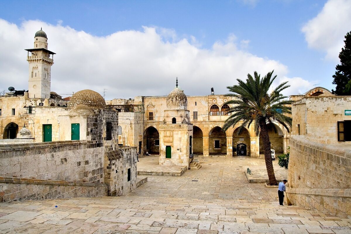 Het oude gedeelte van Jeruzalem