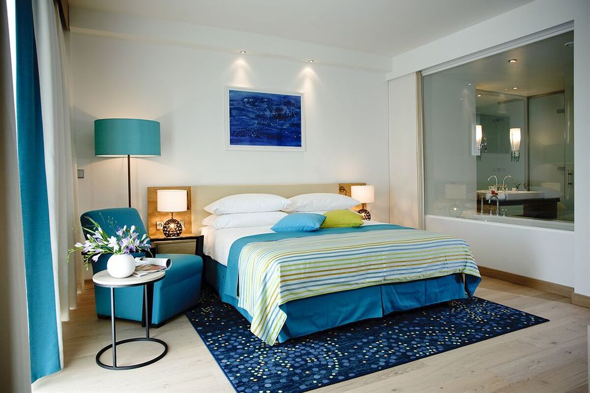 Een van de kamers in het Radisson BLU Resort & Spa, Dubrovnik Sun Gardens