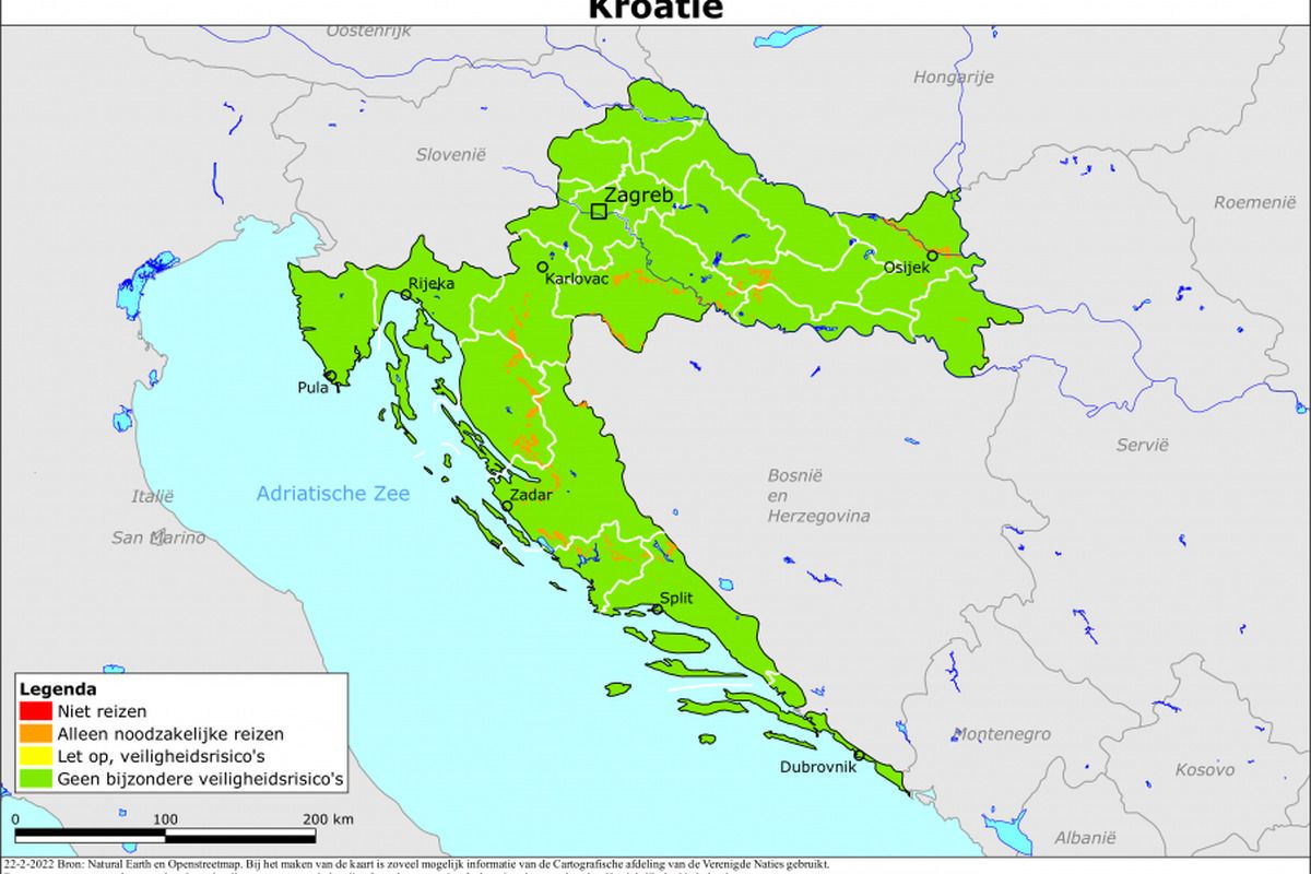 Reisadvies Kroatië