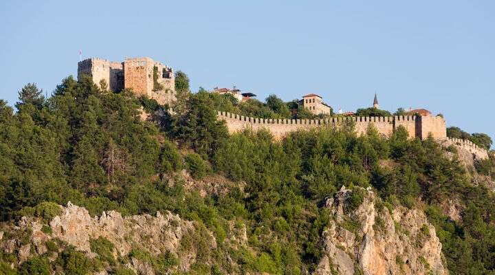 Kasteel in Alanya, Turkije