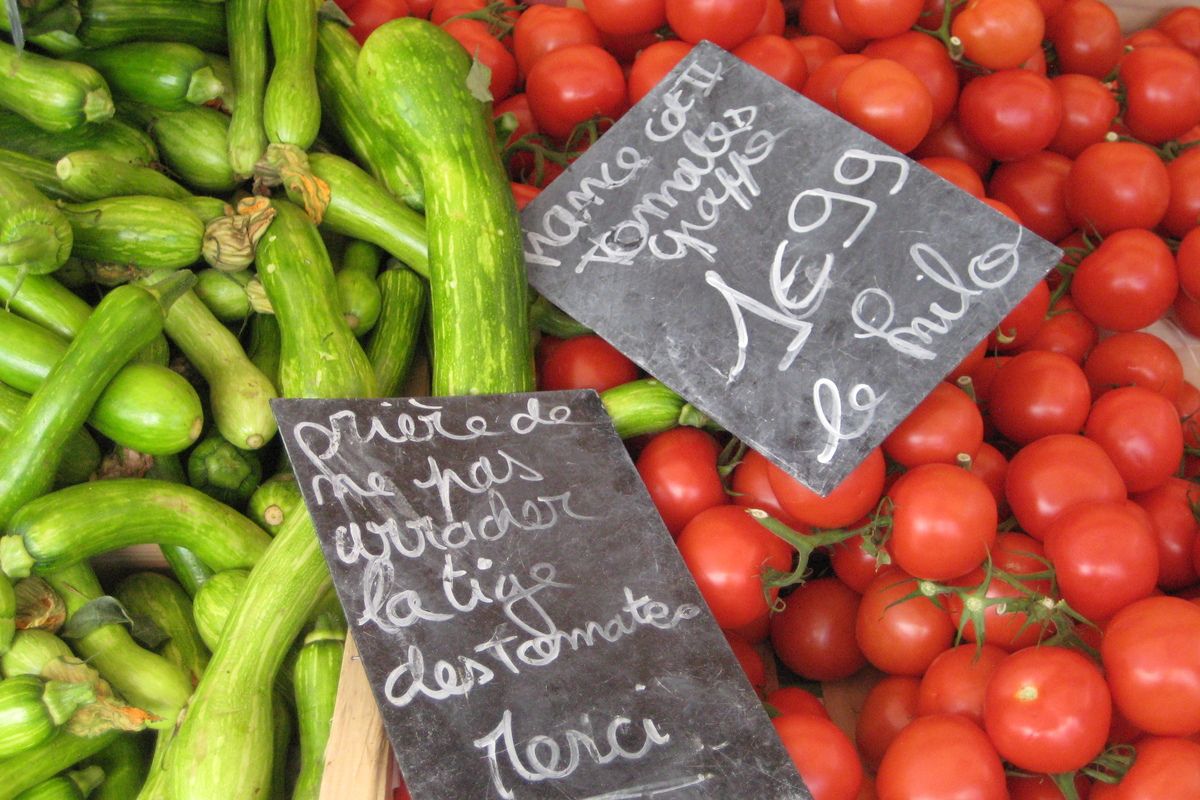 markt Frejus, Zuid-Frankrijk