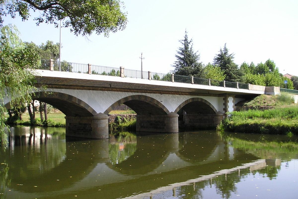 Brug in Castelo Branco, Portugal