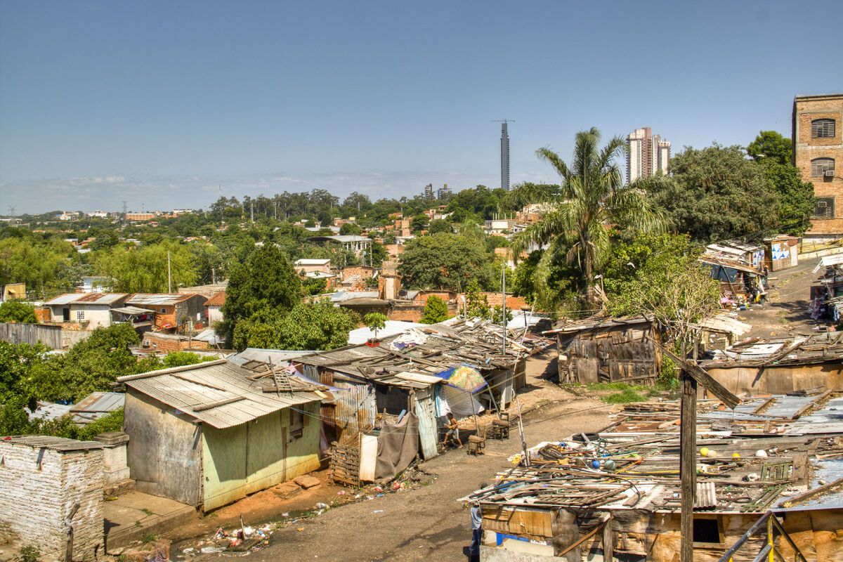 Sloppenwijk in Asunci&oacute;n