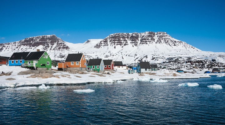 Qeqertarsuaq, kleine stad van Noord-Groenland