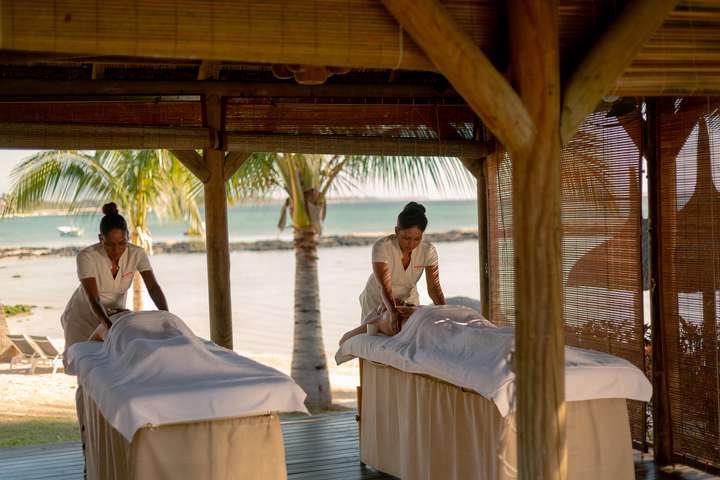 Geniet van een duo massage