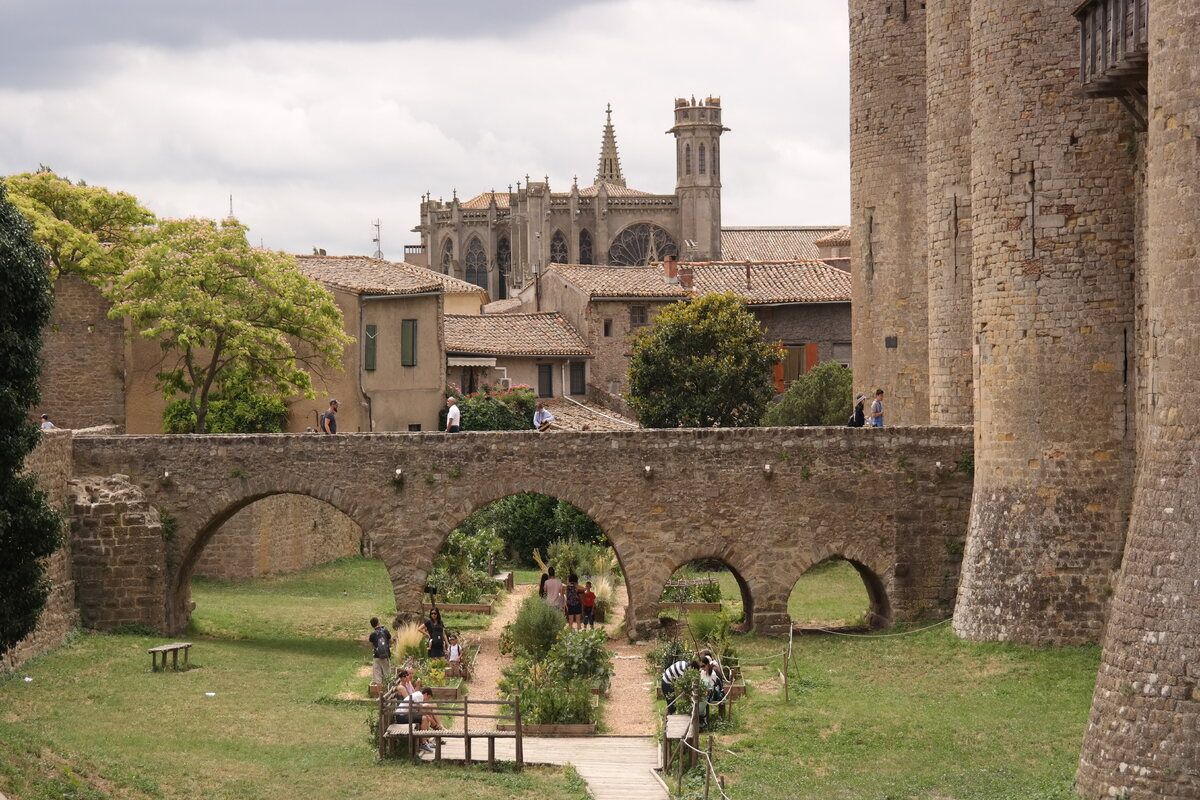 De binnenstad van Carcassonne
