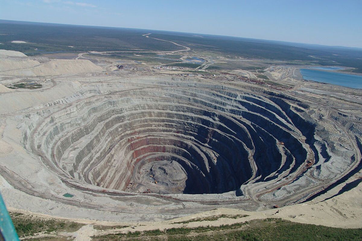 Udachnaya Pipe Diamond Mine