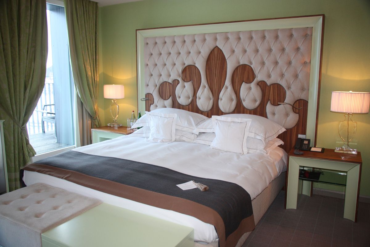 Carlton hotekamer, luxe hotel St. Moritz, Graubunden