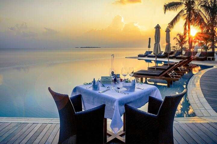 Terras van Kuredu Island Resort