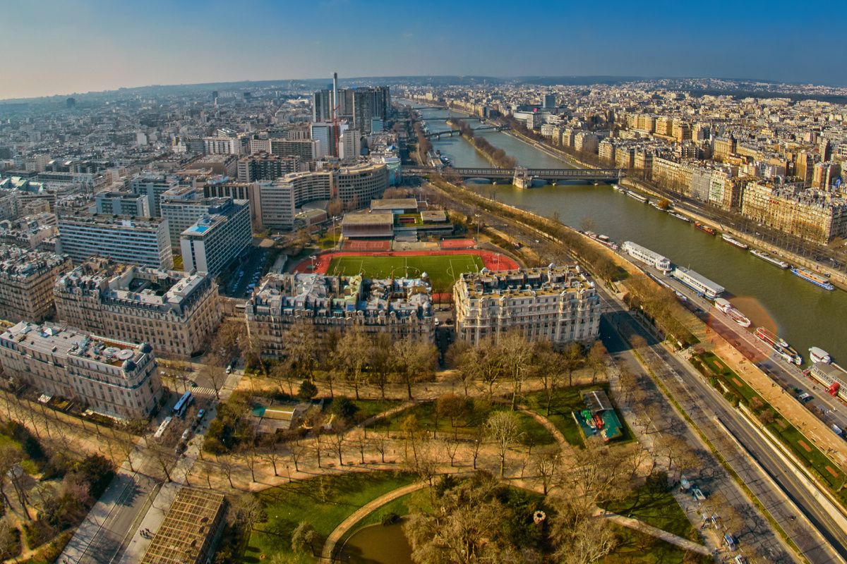 Uitzicht vanuit de Eiffeltoren