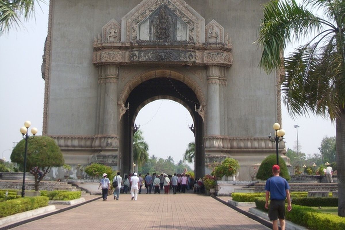 Vientiane, Patuxai, Laos