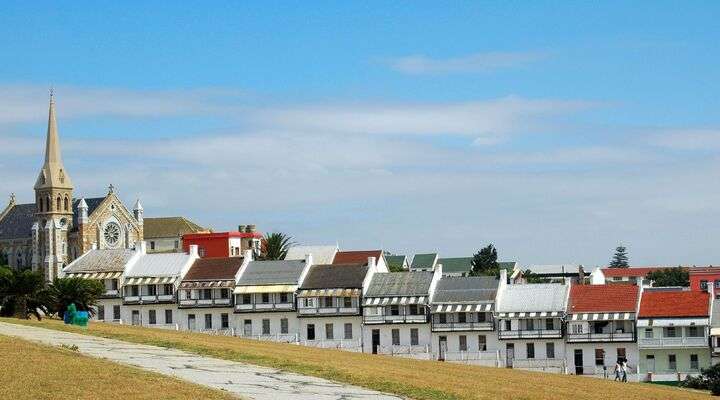 Donkin huizen Port Elizabeth Zuid-Afrika