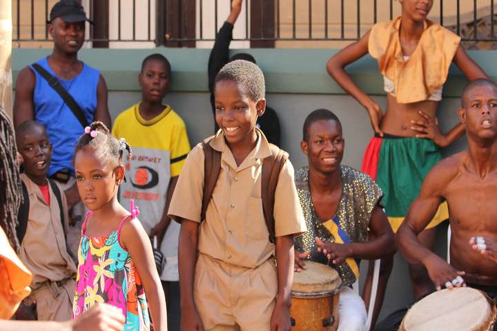 Dans-drama activiteit in Jamaica