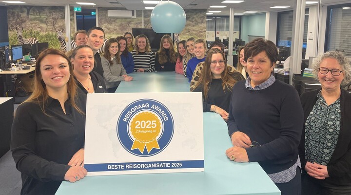 Slangen Reizen - beste reisorganisatie - Reisgraag Awards 2025
