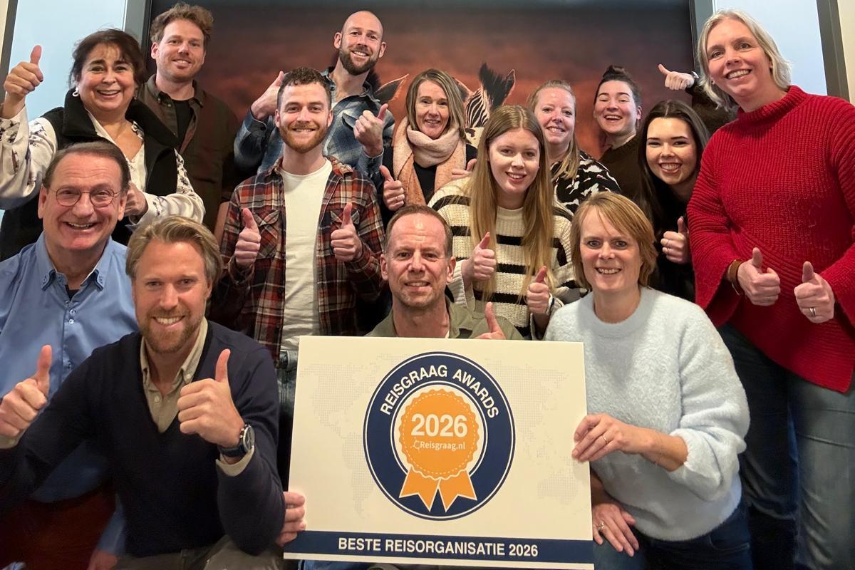 Pangea Travel - beste reisorganisatie - Reisgraag Awards 2026