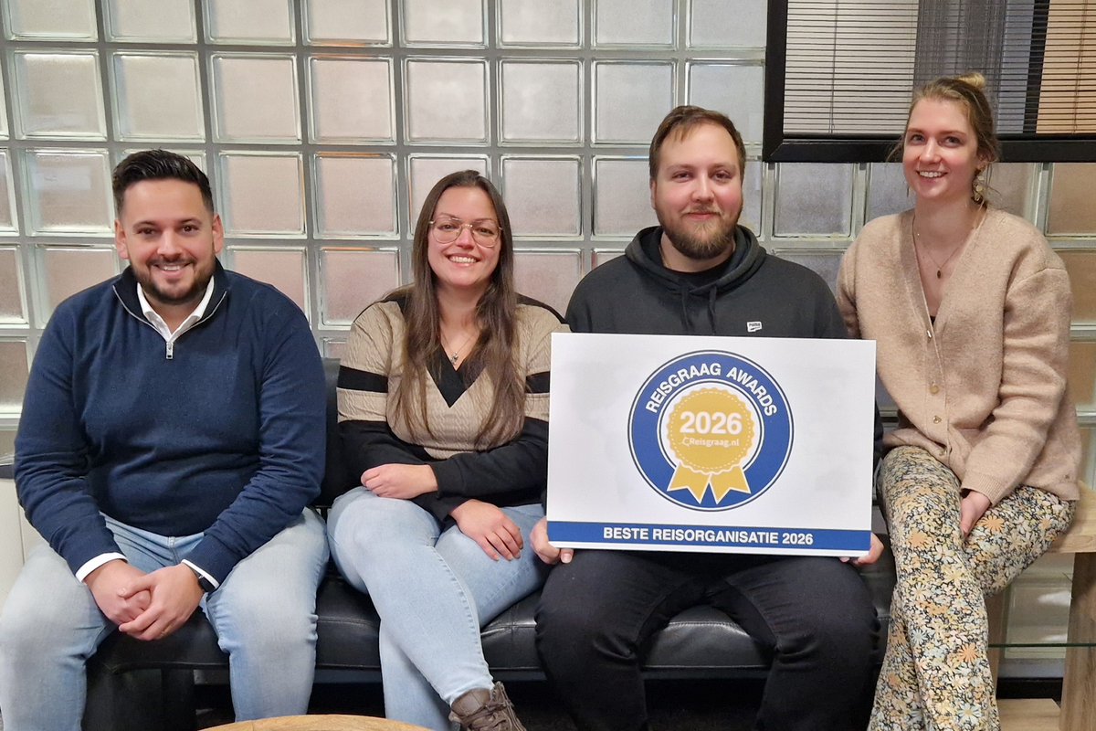 Slangen Reizen - beste reisorganisatie - Reisgraag Awards 2026